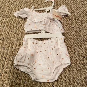 NWT Cat and Jack two piece outfit